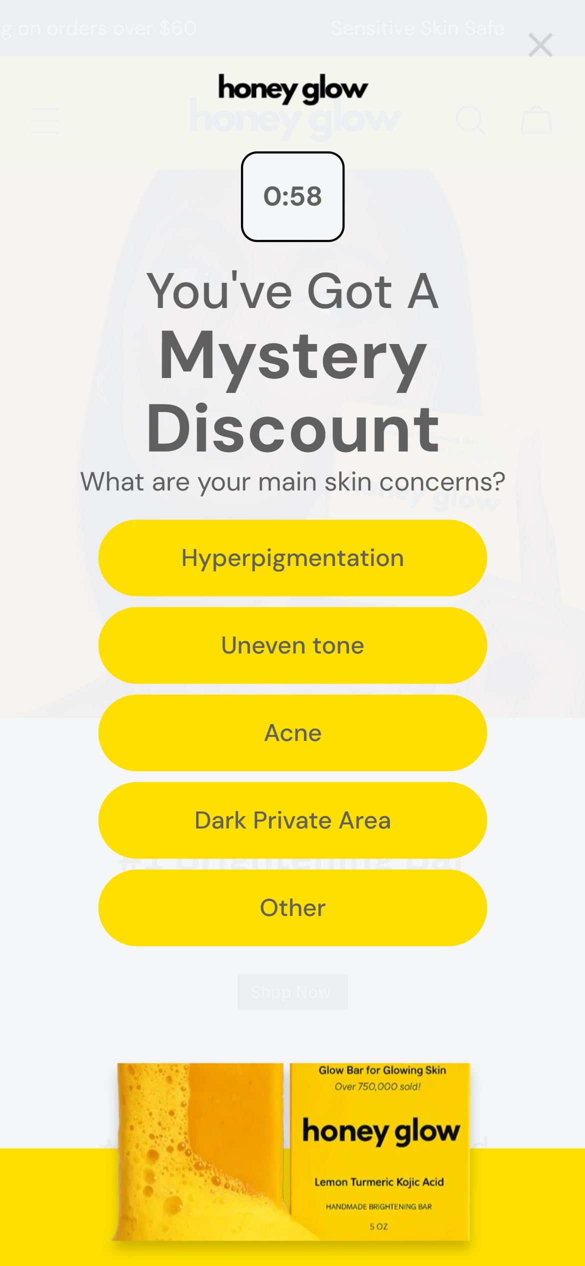 Honey Glow — Mobile